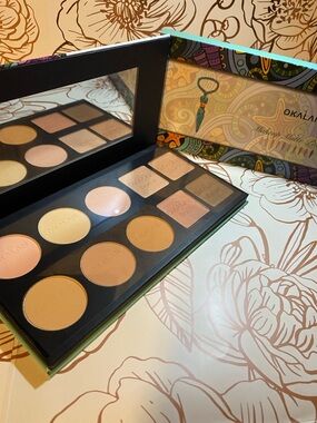 OKALAN Warm Neutral Contour & Bronzer Palette — Brown/Tan Shades